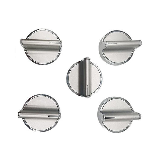 5-Pack W10828837 W10569582 Gas Range Stove Knobs for Whirlpool Stove/Range Urface Burner Knob Replacement W10569582 4363070 WPW10594481 WPW10646805 W10698166 W10594481 Cooktop Control Knobs