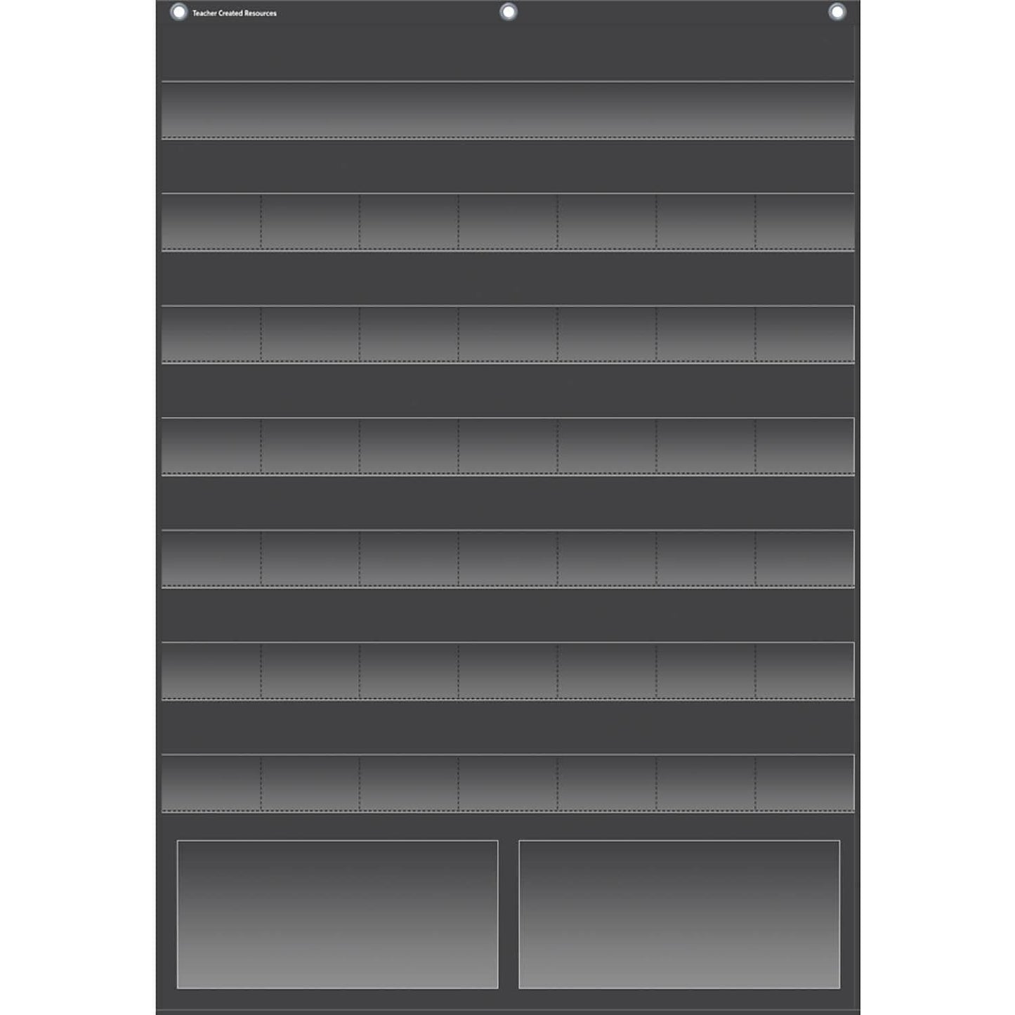 Teacher Created Resources Black Calendar Pocket Chart (TCR20748)