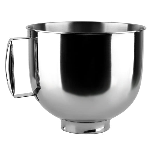 Veterger Replacement Parts Stainless Steel 5-Quart Mixing Bowl,Compatible with Cuisinart stand mixers SM-50 and SMD-50 Series