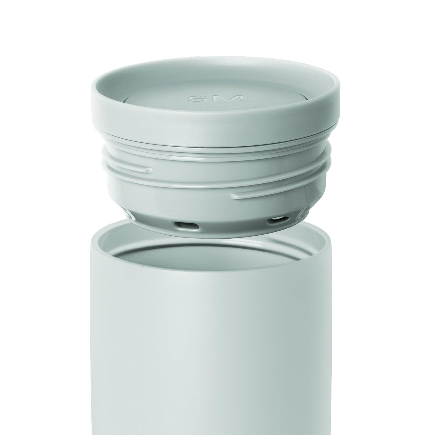 Simple Modern Travel Coffee Mug Tumbler with 360° Lid | Ceramic-Lined Insulated Stainless Steel Cold Brew Iced Coffee Cup | Gifts for Women Men Her Him | Voyager Signature | 16oz | Sea Glass Sage