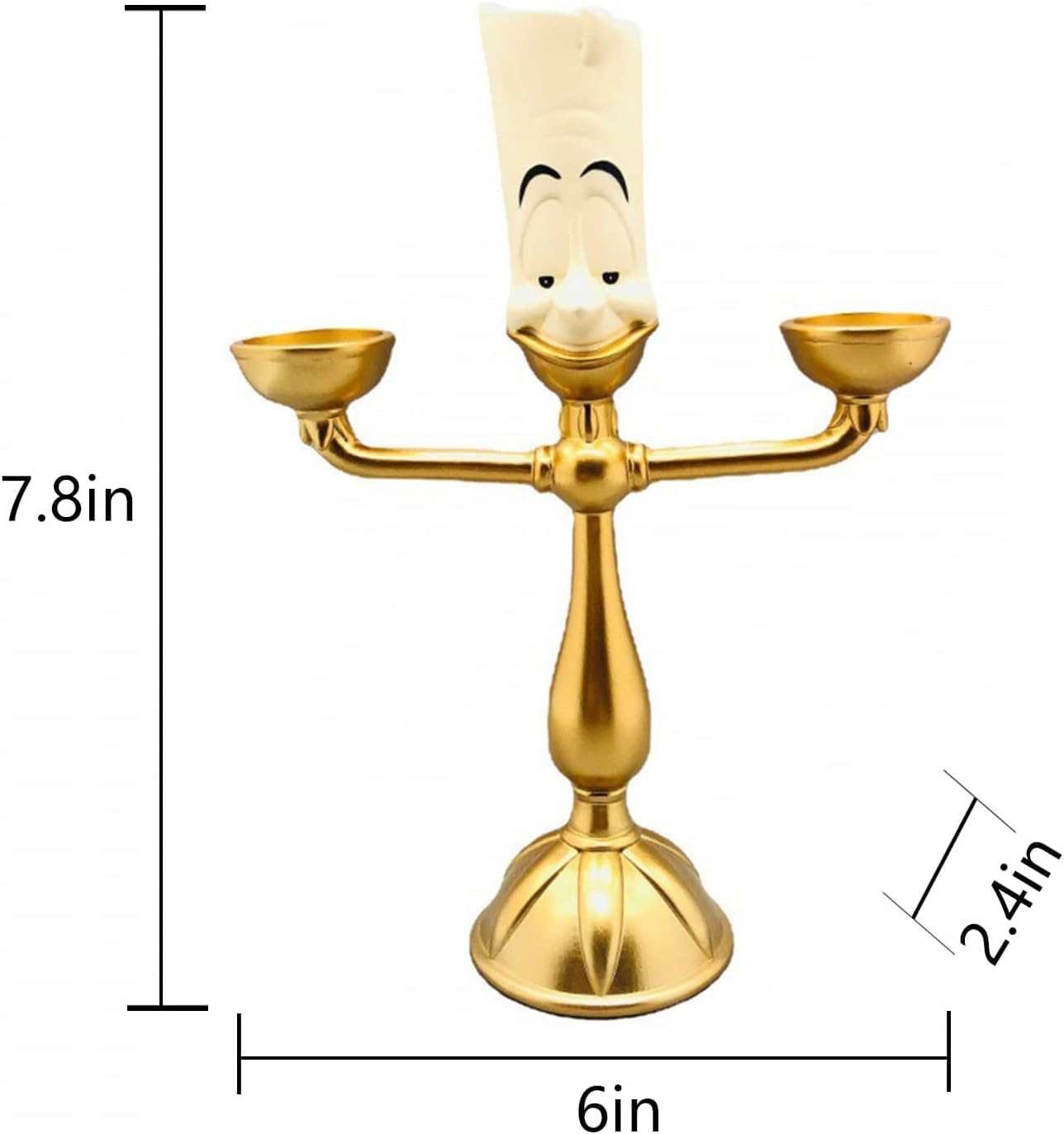 Beauty and The Beast Candelabra for Wedding Tables, Christmas Party Home Decoration