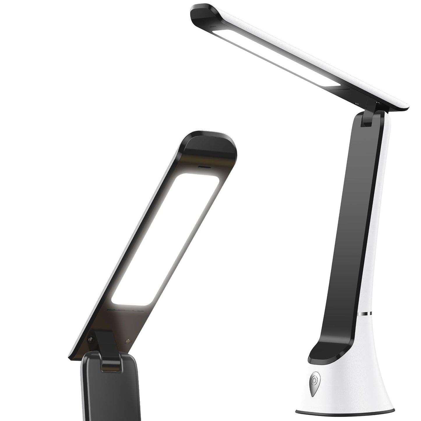 COTLIKE Light Therapy Lamp, 10000 LUX UV-Free LED Sunlight Light, Full Spectrum Mood Light Happy lamp, Touch Control Desk Lamp with Night Light Function Work Office Home -White