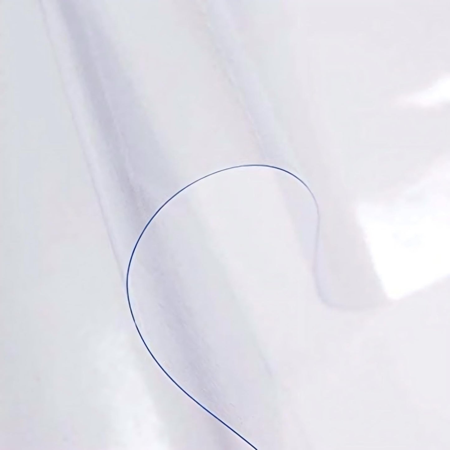 sancua Clear Plastic 100% Waterproof Tablecloth - 60 x 102 Inch - Vinyl PVC Rectangle Table Cloth Protector Oil Spill Proof Wipe Clean Table Cover for Dining Tables, Parties & Camping, Crystal Clear