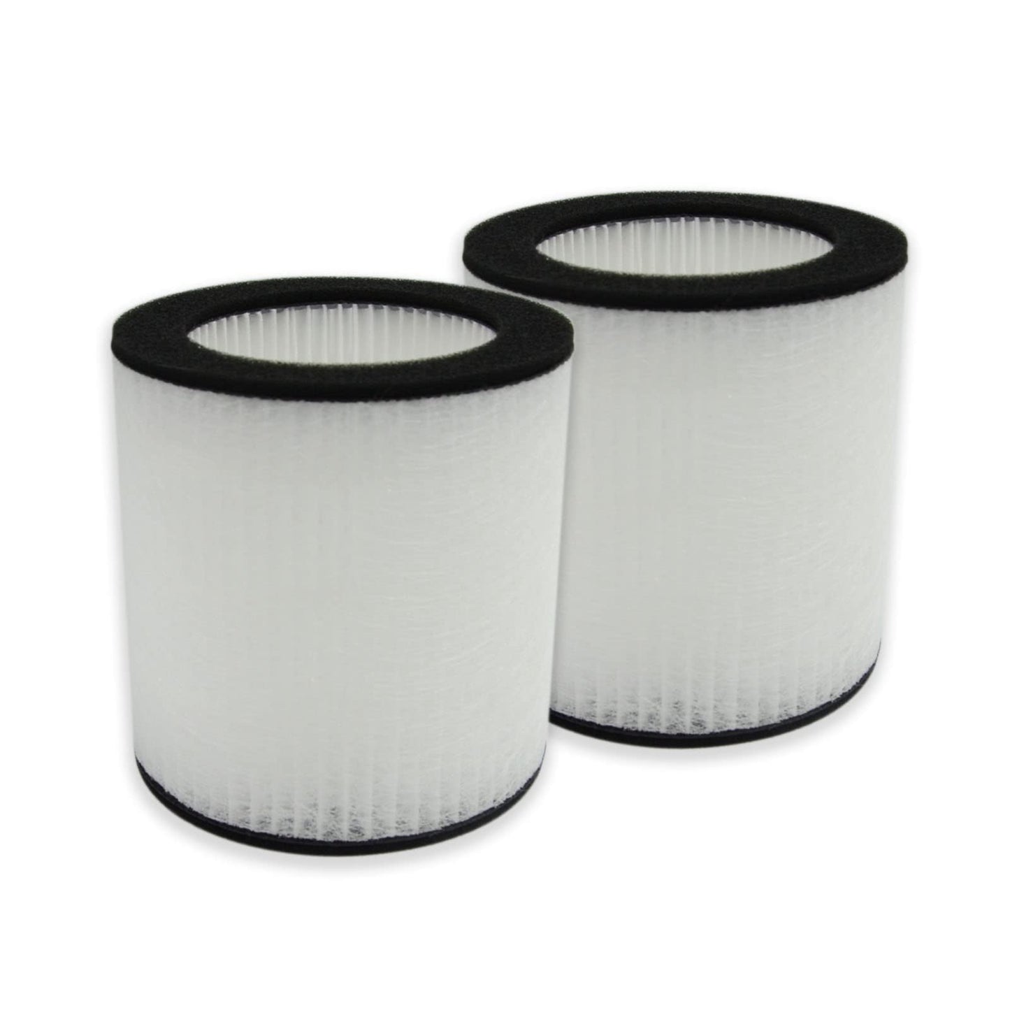PUREBURG Replacement Filters Compatible with HIMOX H07 Portable desktop Air Purifier, 2-Pack H13 HEPA Air Clean Dust Odors