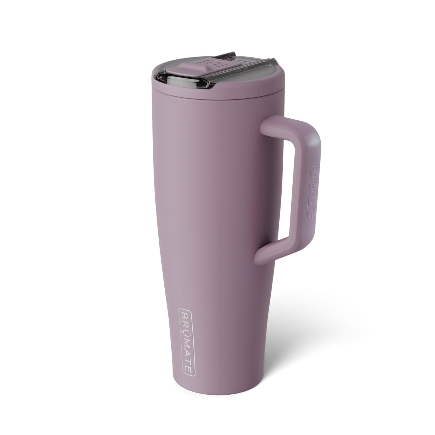 BrüMate Era Flip 40oz Tumbler with 100% Leakproof Covered Straw Lid | Hygienic Covered Straw | Insulated Stainless Steel Water Bottle with Handle | Cup Holder Friendly | BPA-Free (Lilac Dusk)