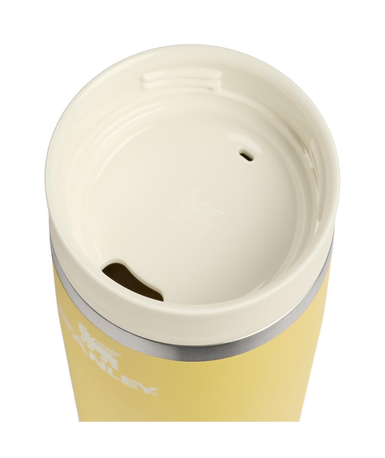 STANLEY Cafe To Go Travel Mug 16 oz | Leakproof Two-Part Drink Through Lid | Tumbler Cup for Coffee, Tea and Drinks | Insulated Stainless Steel Coffee Mug | BPA-Free | Daffodil
