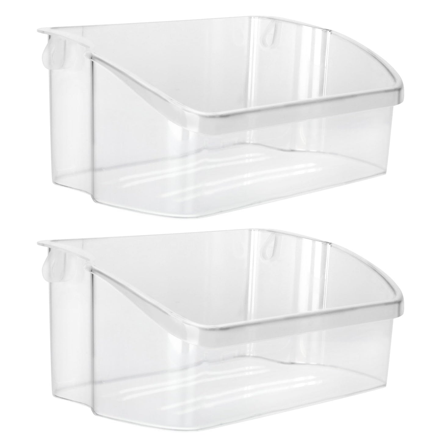 【NEW UPGRADED】 2 Pack 240324502 Refrigerator Door Shelf Bins (Right) for Frigidaire,Kenmore,Crosley Refrigerator Replacement Parts Replaces 240324510,AP2549806,EA429767,PS429767,LFSS2312TF0 Fridge Bin