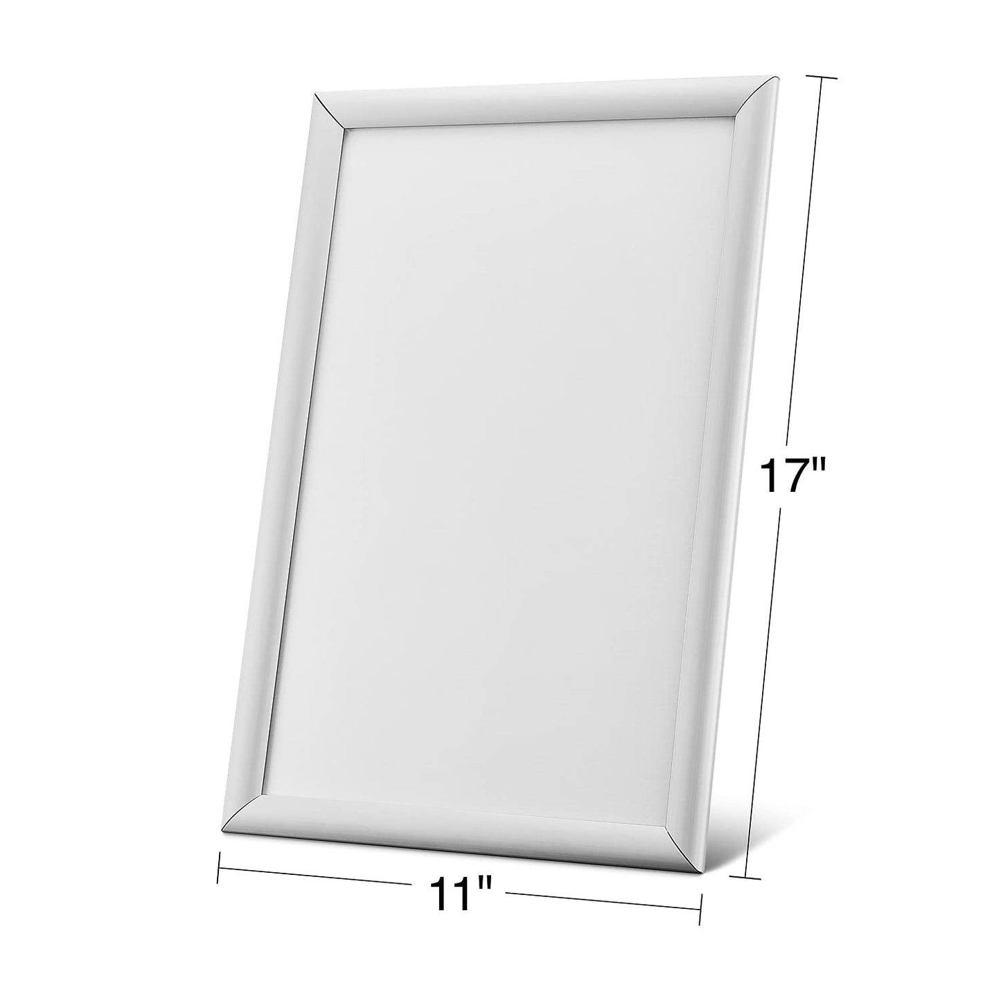 STAPLES Aluminum Snap Frame, 11" x 17" – Front‑Loading Poster Frame for Retail Signs