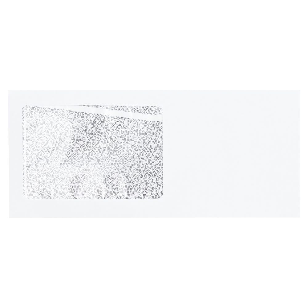 LUXPaper #10 All Purpose Window Envelopes | Security Tint | 4 1/8" x 9 1/2" | White | 24lb. Text | 500 Qty