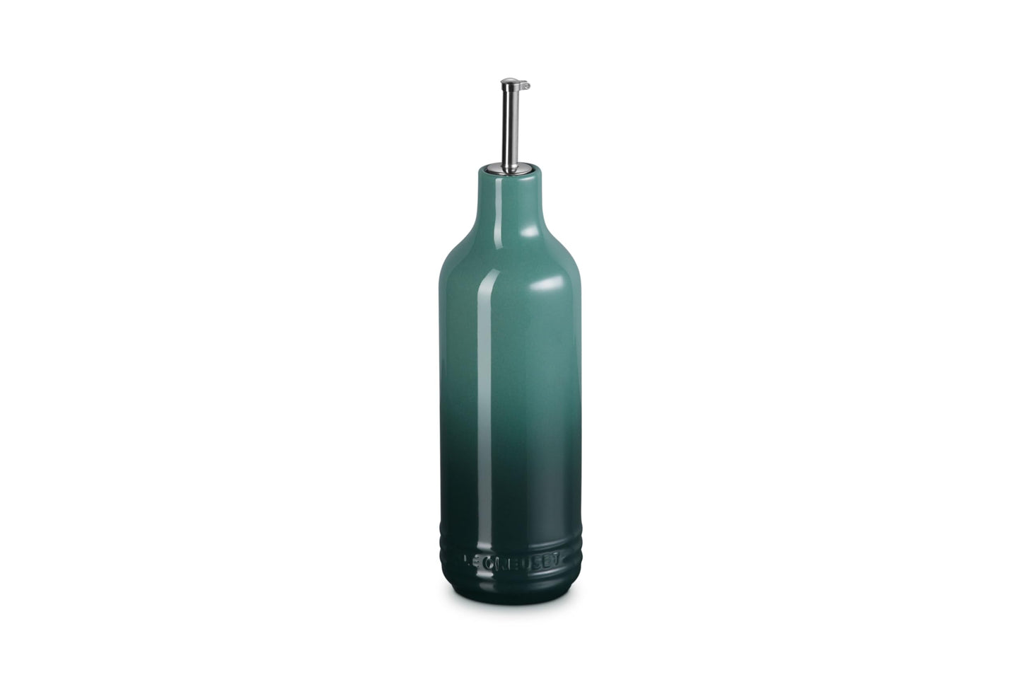 Le Creuest Stoneware Signature Oil Cruet, 20 oz., Artichaut