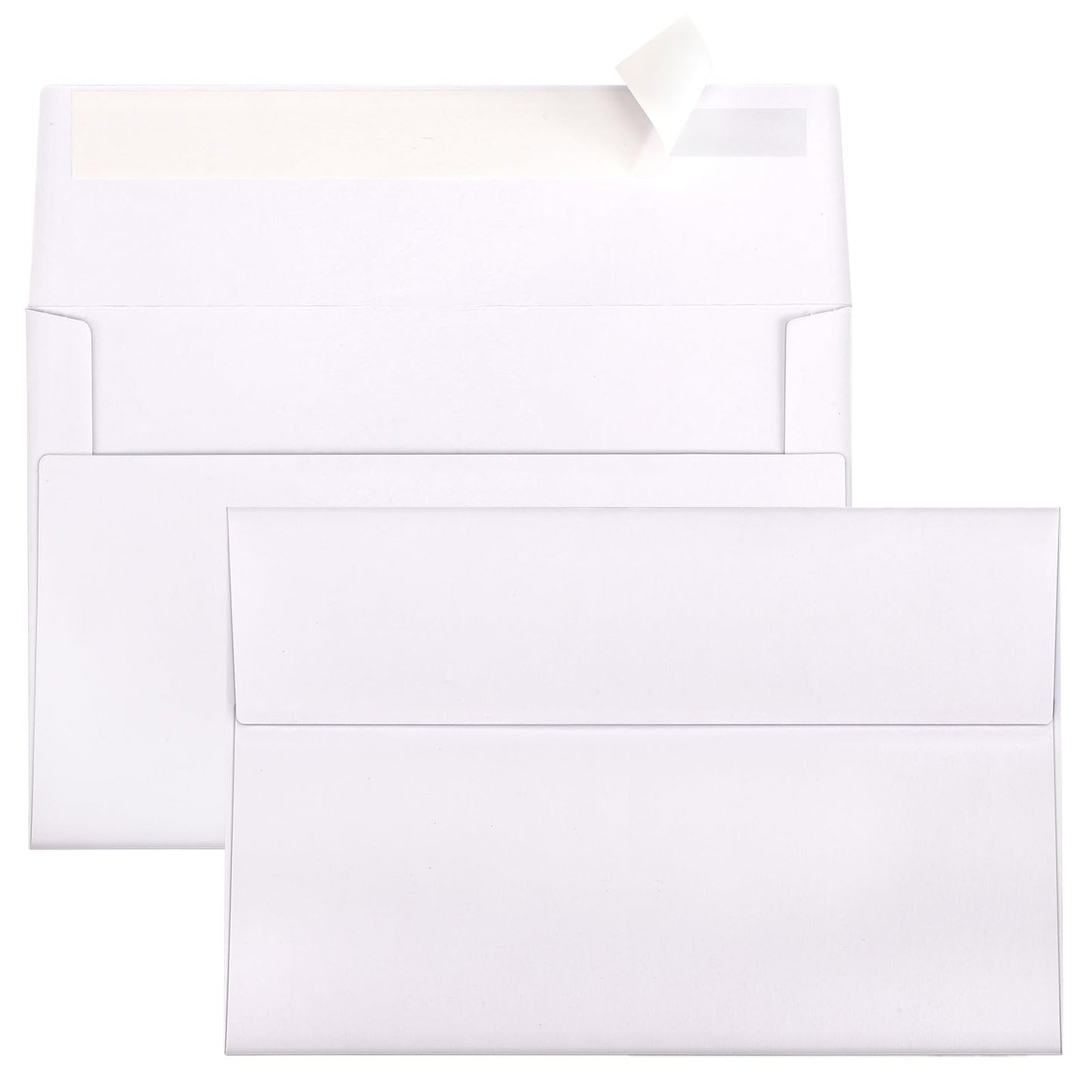 Outdoramic A9 Envelopes Self Seal 500 Pack - 5-3/4 x 8-3/4 White Invitation Envelopes Bulk for Wedding, RSVP, Thank You Notes, Announcements, Greeting Cards, Photos