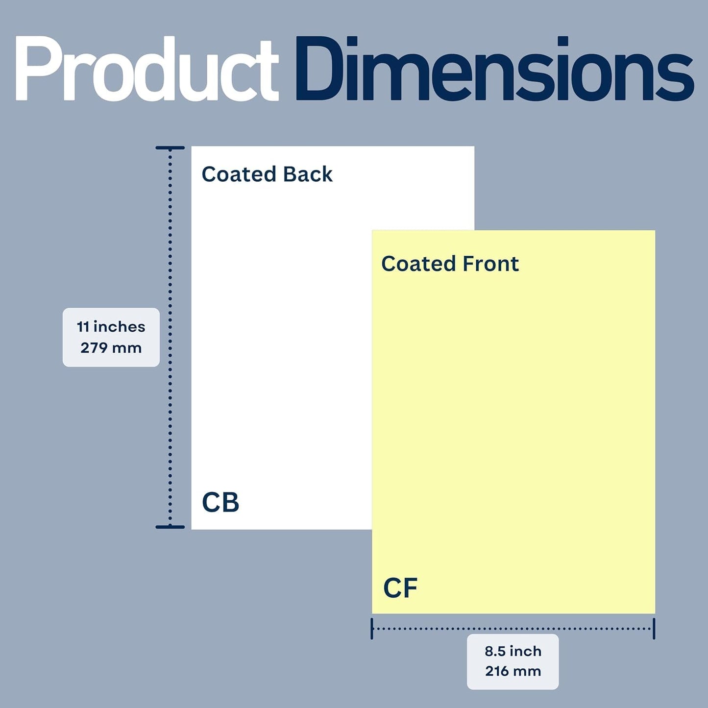 2 Part Reverse NCR Carbonless Paper (5887), 8.5" x 11" Collated Paper, 1 Ream, 250 Sets, 500 Sheets, 92 Bright, CF Canary/CB White - Ideal for Laser & Digital Printers & Perfect for Quality Duplicates