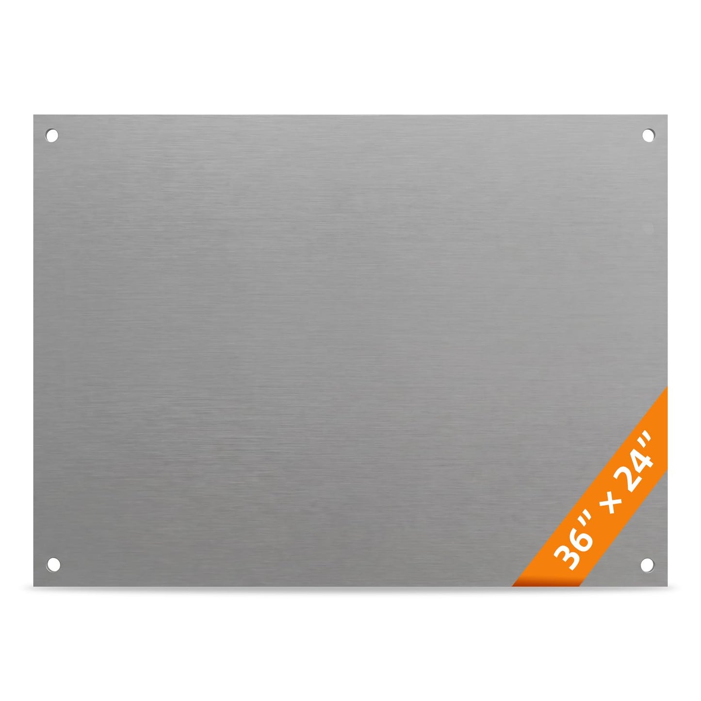 MIAOOWITH Stainless Steel Backsplash for Stove,36 x 24 Inch 304 Steel Splatter Guard for Kitchen Wall,Film-Free Out of Box,Heat Resistant Range Hood Backsplash Panel with Pre-Drilled Holes