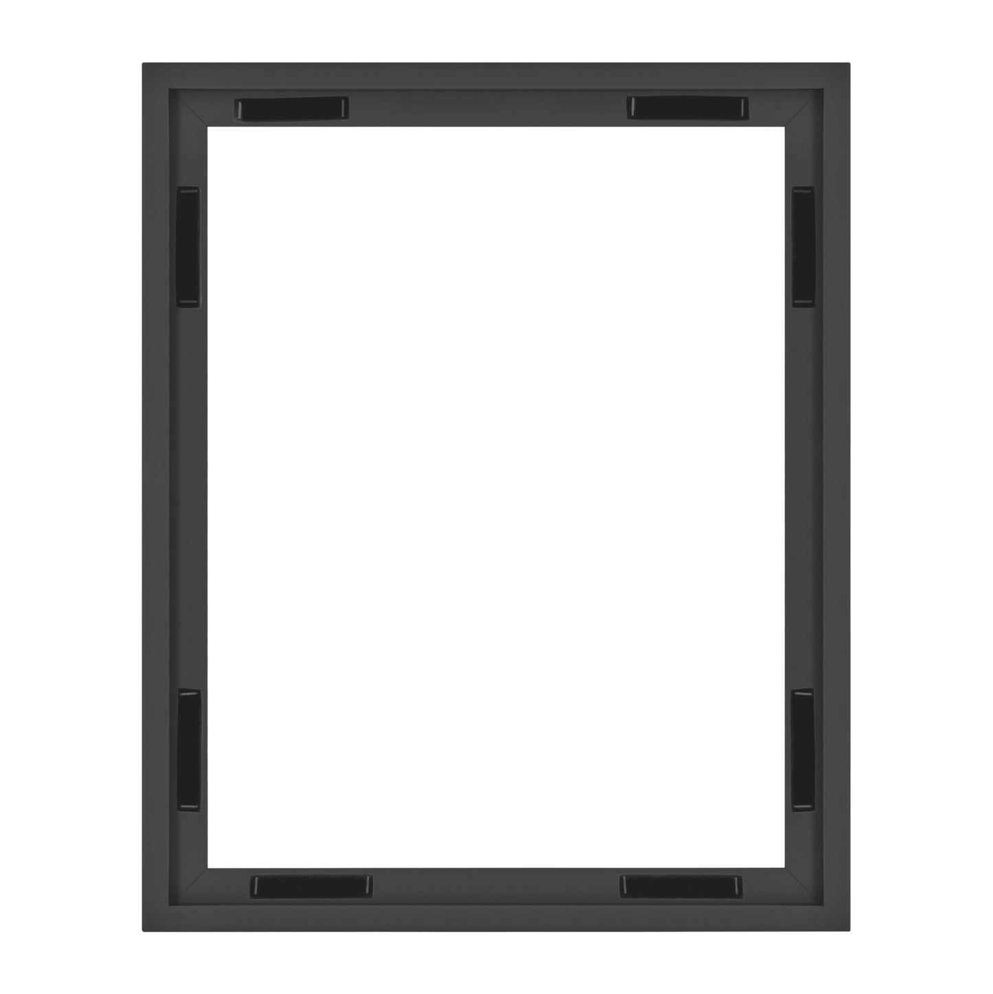 MCS Canvas Float Frames 16x20 Canvas Black Finish Frame, Vertical & Horizontal Wall Hanging Large Frame for Canvas Paintings (1-Pack)