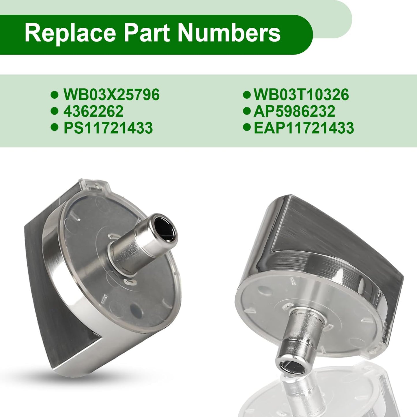 5PCS WB03X25796 Gas Cooktop Knob Fits for ge Profile Stove Knobs, Fit Model PGP953SET1SS PGP986SET1SS PGP959SET1SS PGP976SET2SS - Replaces AP5986232 PS11721433 4362262 WB03T10326