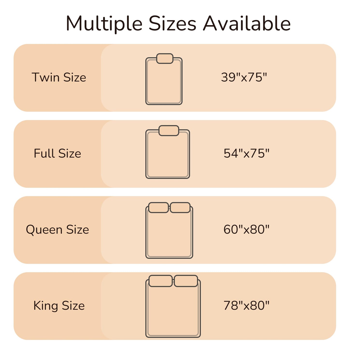 RALYSUN Electric Mattress Pad Full Size 54"x75" for Home Use, Premium Brushed Fabric, 4 Heat Settings & 10 Hours Auto Off, Overheat Protection, Elastic Deep Pocket, Machine Washable, Gray