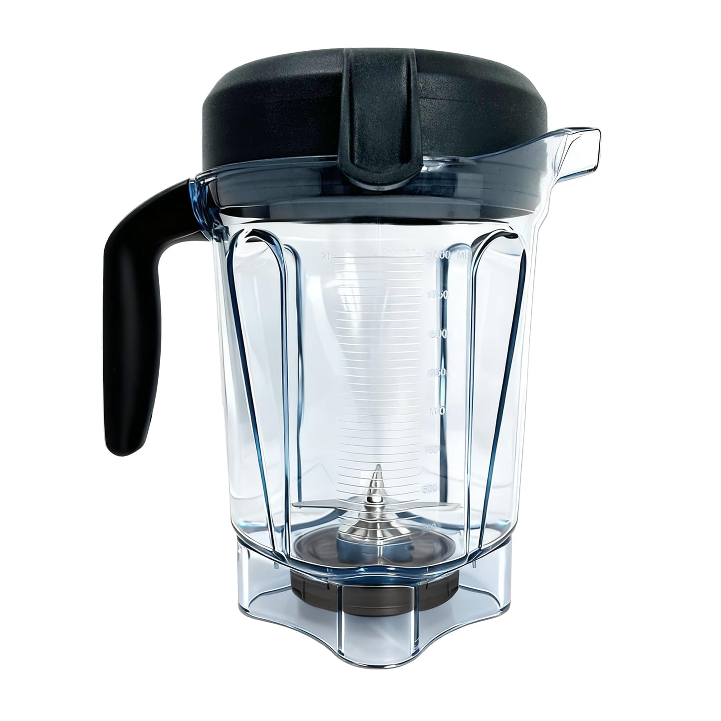 Blender Pitcher 64 oz Low-Profile Clear, Replacement Container for 5300, 6500,750,7500, 5200, 6000, 6300,VM0102, VM0103, VM0197, G/Propel/Professional Series etc., 2-year warranty