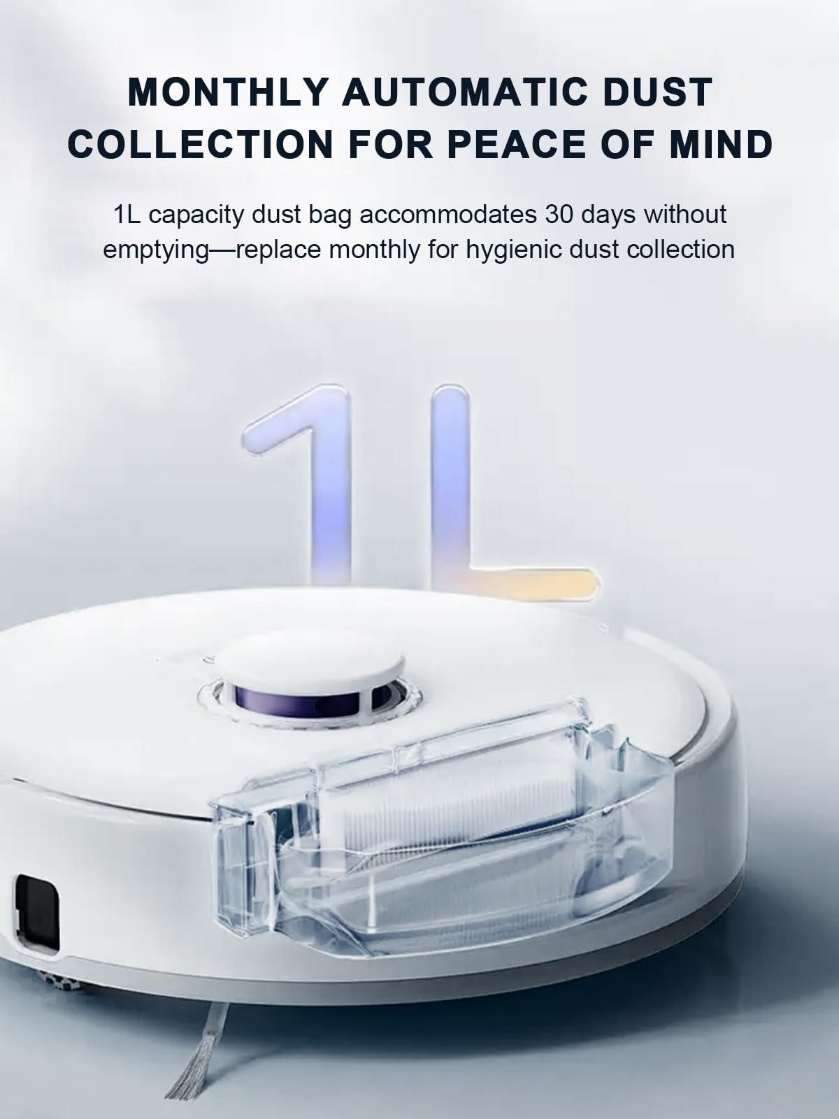 26 PCS Robot Vacuum Accessories Set Replacement For Narwal Freo X Ultra,1 Tangle-Free Silent Roller Brush,2 HEPA Dustbin Filters,6 Disposable Dust Bags,12 Mop Pads,4 Side Brushes,1 Cleaning Brush