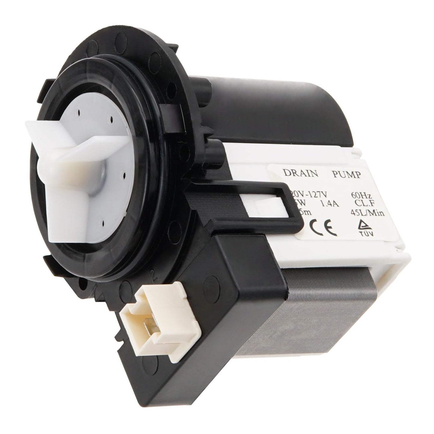 Siwdoy 34001340 WP34001340 Drain Pump Motor (ONLY MOTOR) Compatible with Amana, Maytag, Inglis Washer Replaces AP6008431 PS11741568