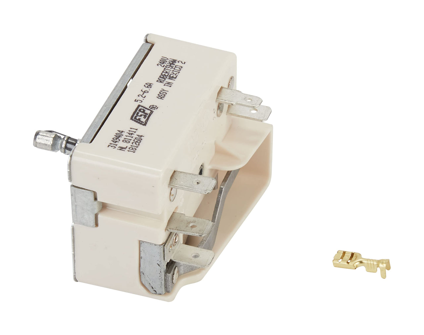 Whirlpool WP3149404 Genuine OEM Electric Range Surface Burner Control Switch Replacement Part - Replaces W10295576, 311856, 311857, and more