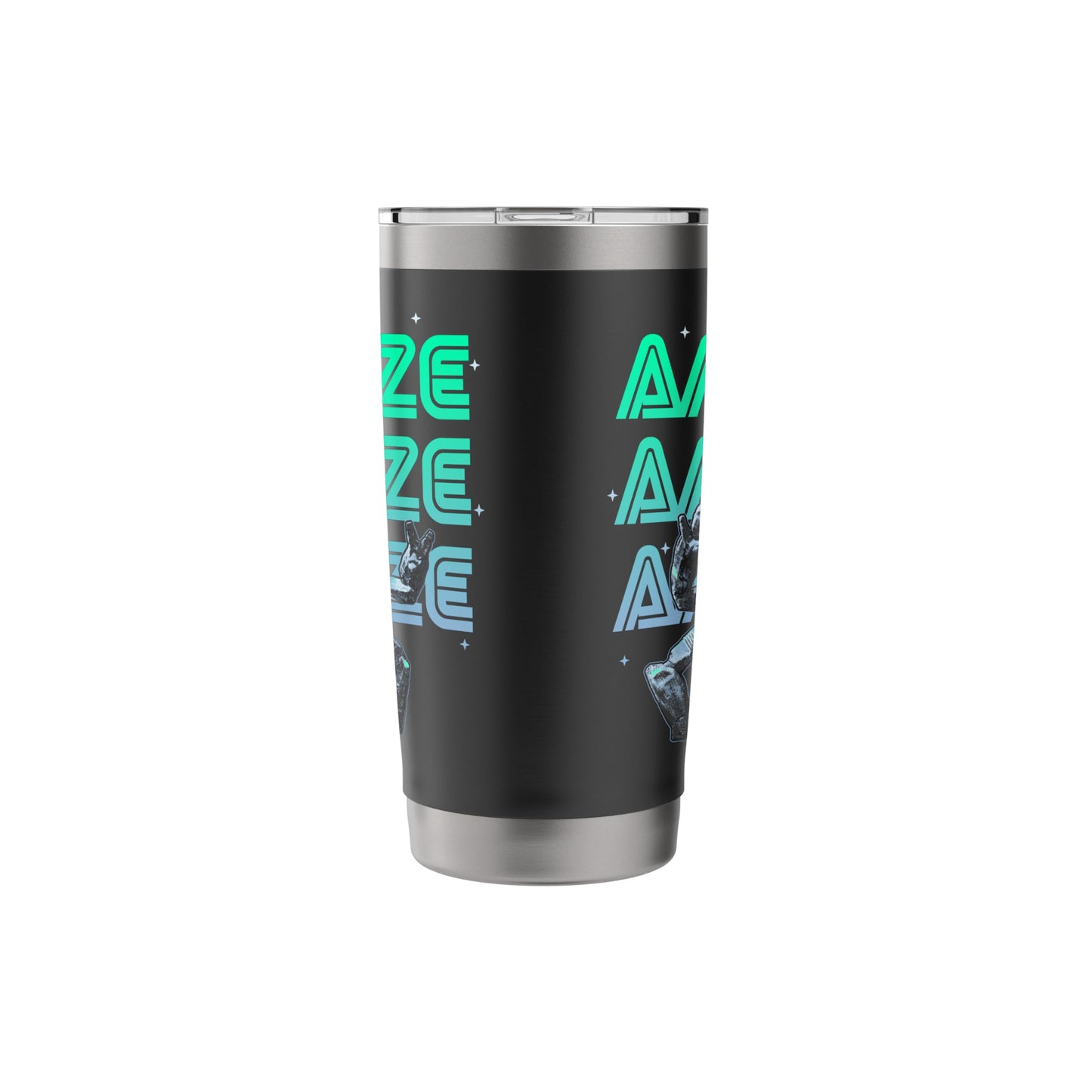 Project Hail Mary Amazing Rocky The Alien Neon Portrait Stainless Steel Insulated Tumbler