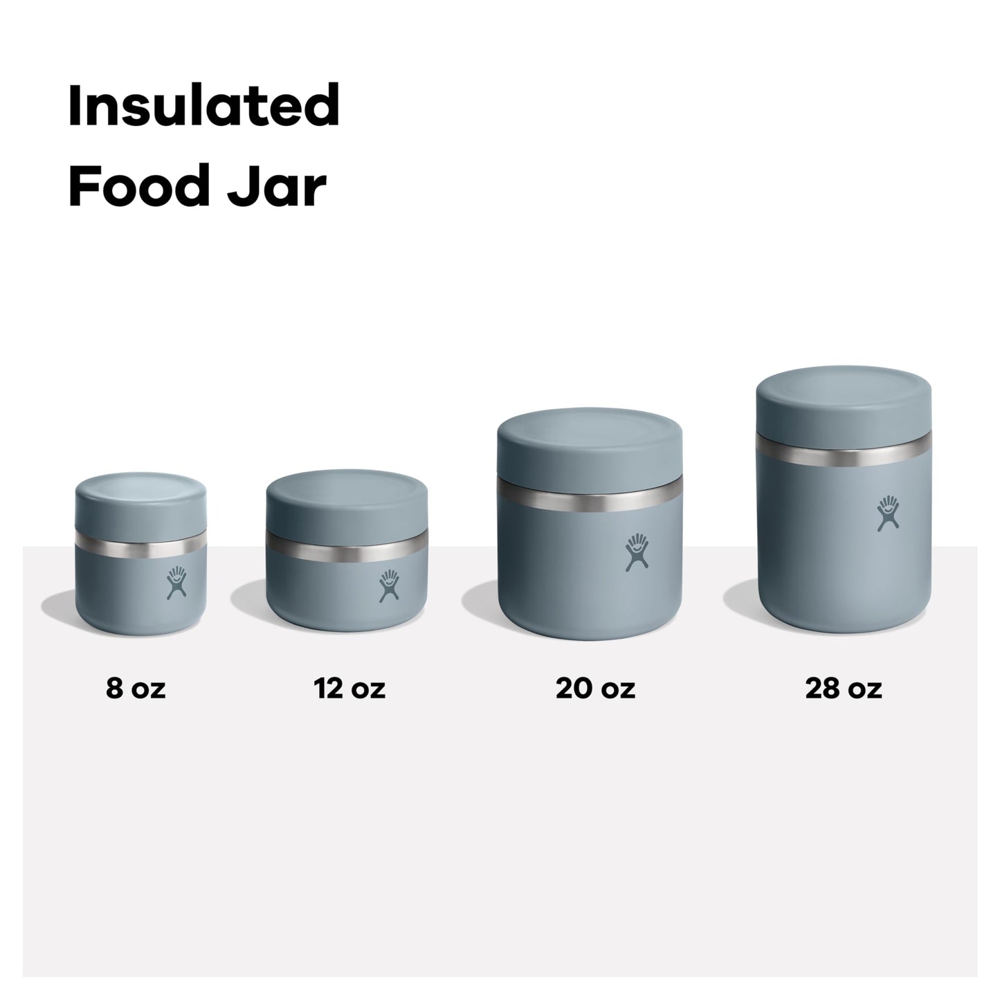Hydro Flask Food Jar – Insulated Stainless Steel, Snack Travel Container for Hot Food, Lunch, & Soup 8 Oz Oat Tan