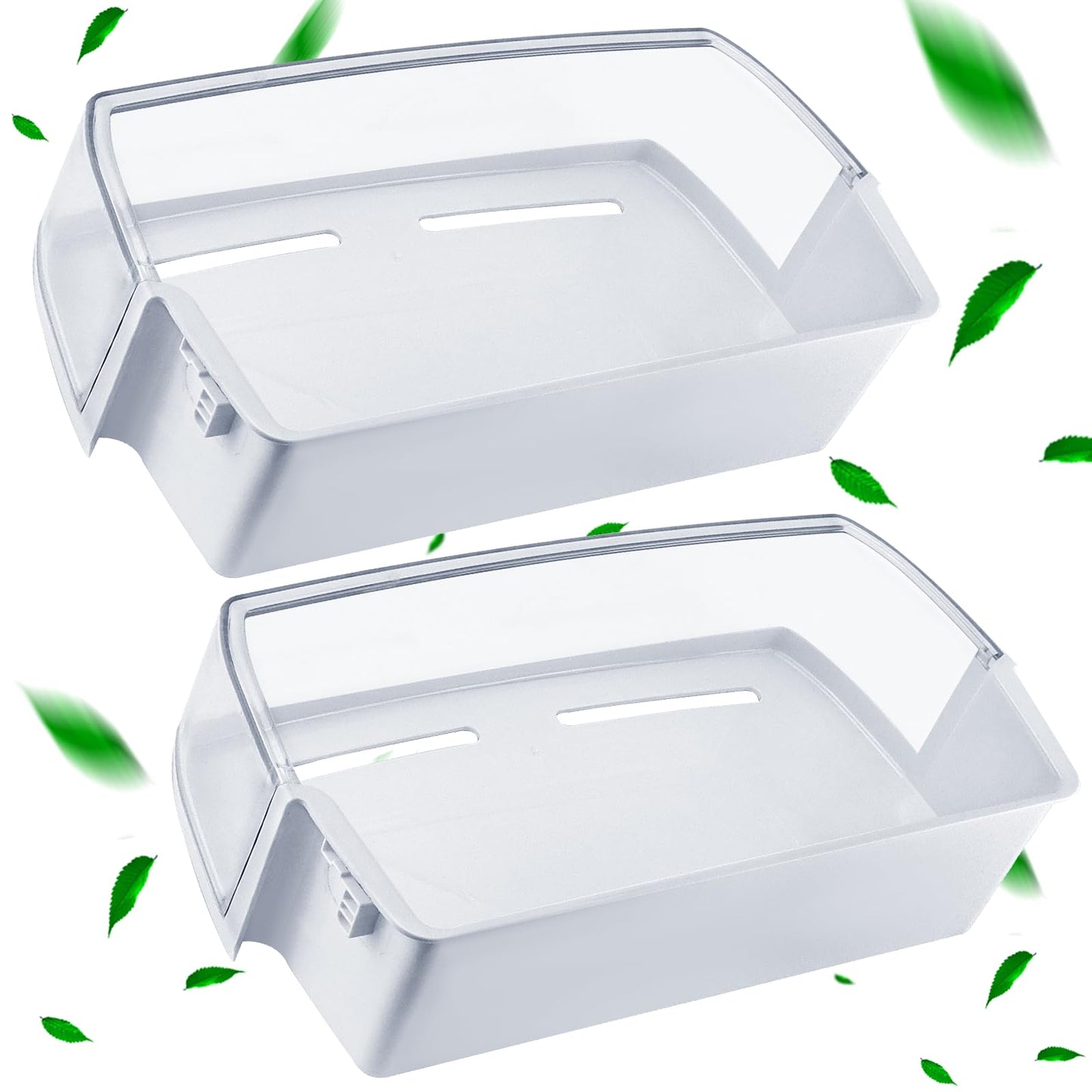 AAP73631502 Refrigerator Door Bin RIGHT Compatible for L-G,Ken-more Elite Refrigerator Shelf-2Packs LFX28968ST Door Bin AP5673810,2652330,AAP72909218-by MIFLUS