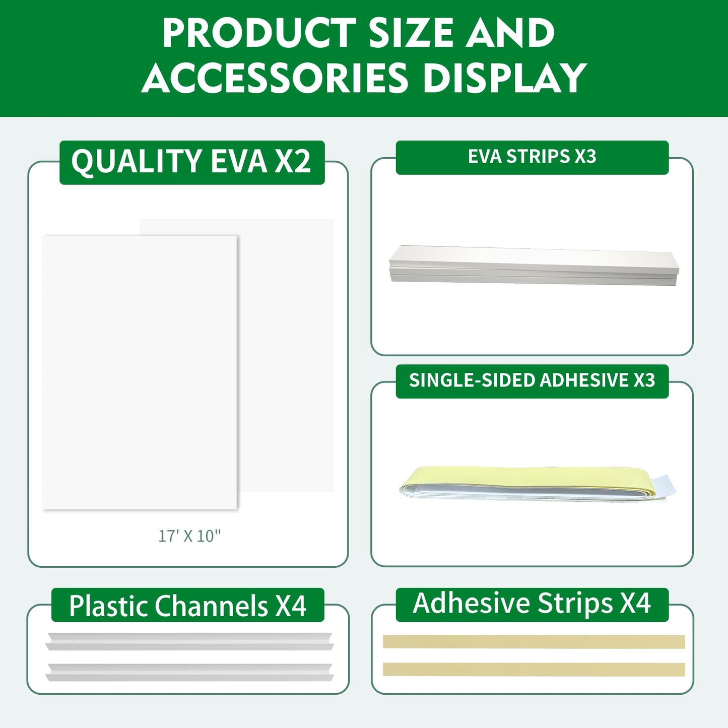 Window Air Conditioner,Side Insulated Foam Panel, Summer/Winter Heat and Draft Insulating,Full Surround Insulation Panels Window Seal with 4 pressure strips 2PIC Thickness 0.79in