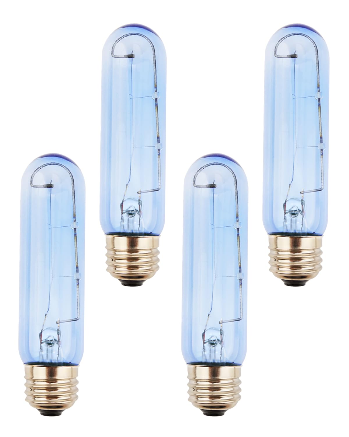 ULXIOM 4 Pack 7006999 Lamp Blue Glass Bulb Light Replacement Fit for Sub-Zero Refrigerator Subzero Freezer, E26 40W, Replace 3030040