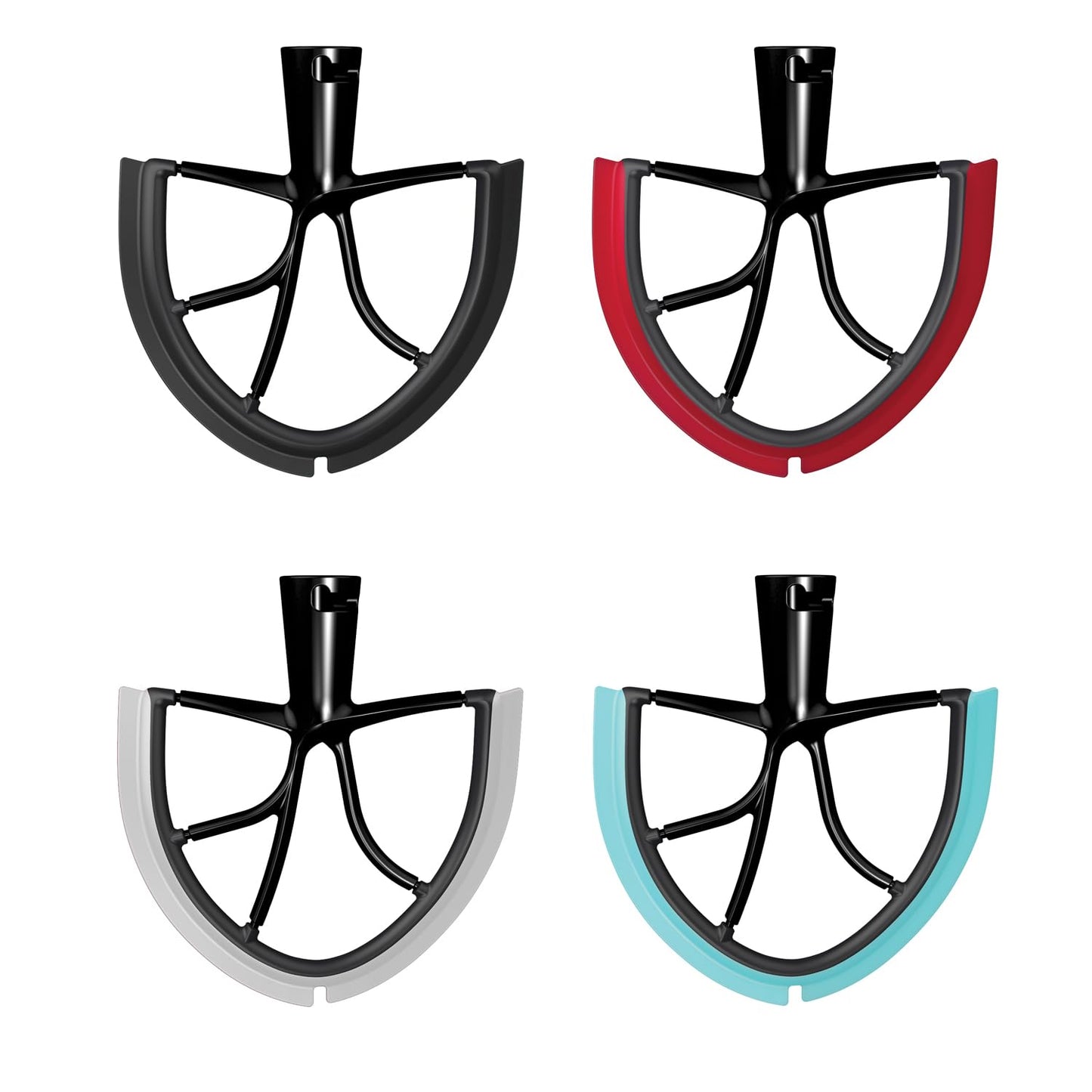 New Metro Design Beater Paddle Replacement Blade, Fits 5-Qt Bowl-Lift stand mixers, Aqua