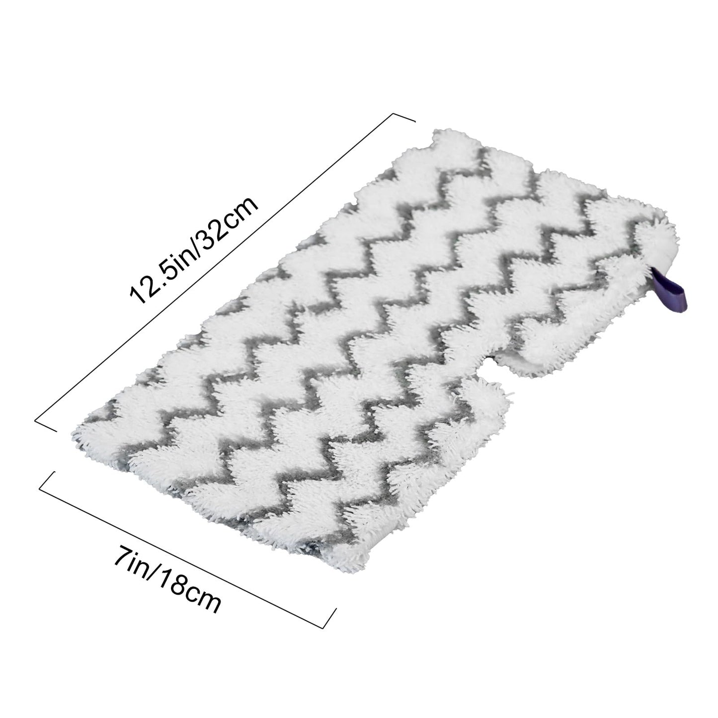 imeccalive 6 Pack S3501 S3601 Steam Mop Replacement Pads for Shark S3501 S3601 S3550 S3801 S3901 S3601D S3801CO S3901D S3455K S2902 SE450 Steam and Scrub Pocket Mop Steamer Pads Washable