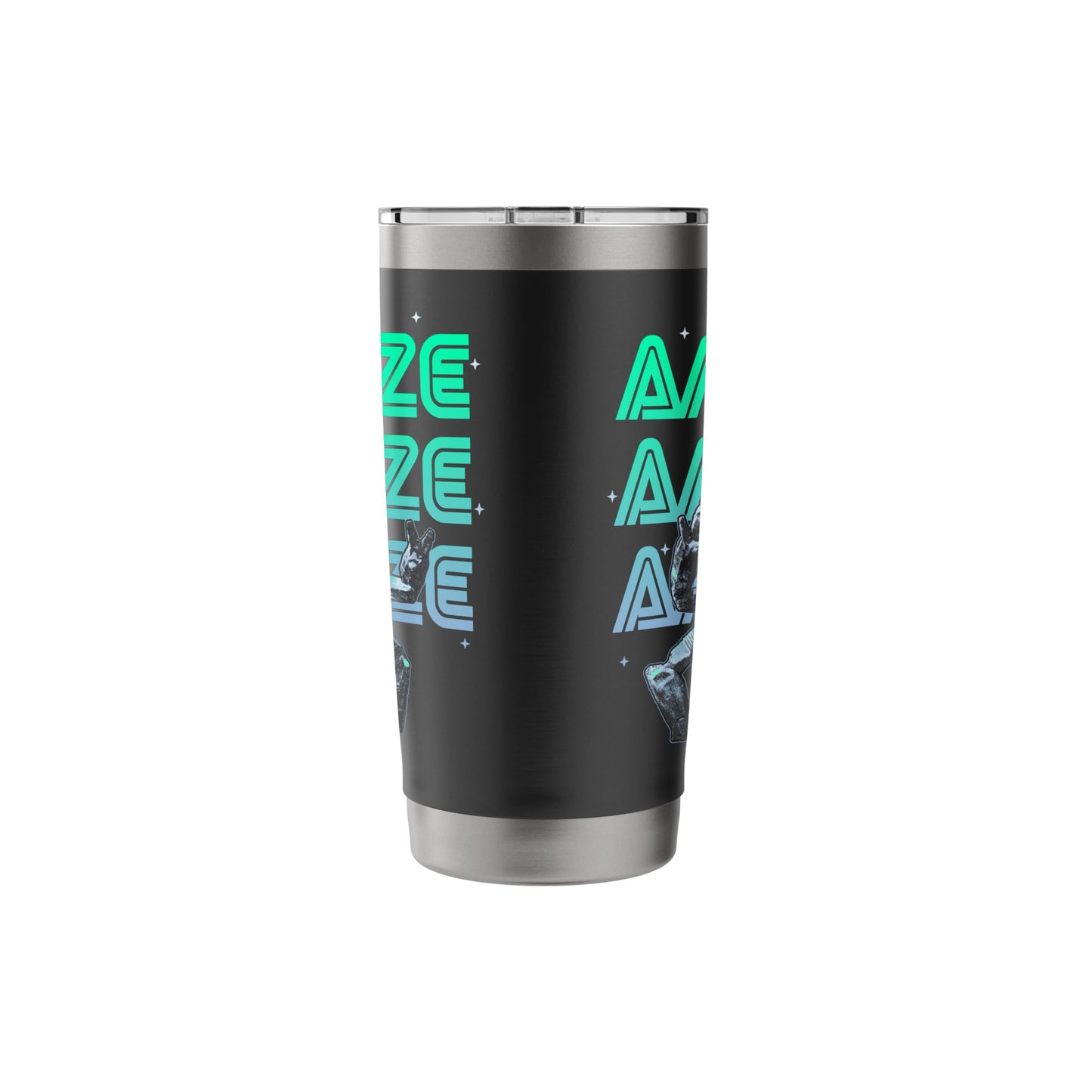 Project Hail Mary Amazing Rocky The Alien Neon Portrait Stainless Steel Insulated Tumbler