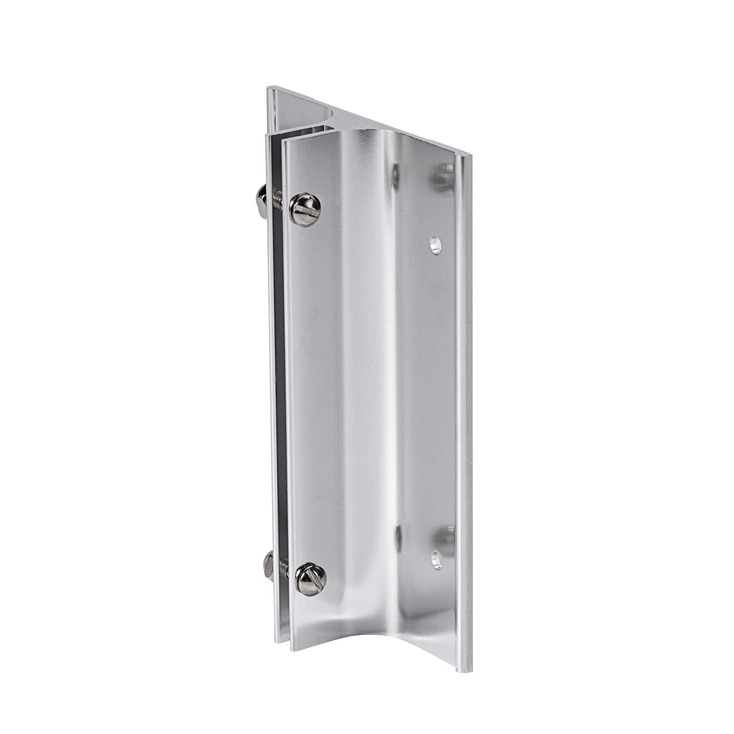 SINKAA Aluminum Corridor Sign Holder, 10 Pack Direct Sign Mount Bracket, Design for Restroom, Conference Room Classic Silver Signs - 4" Length, 1/8" Substrate - Easy to Install