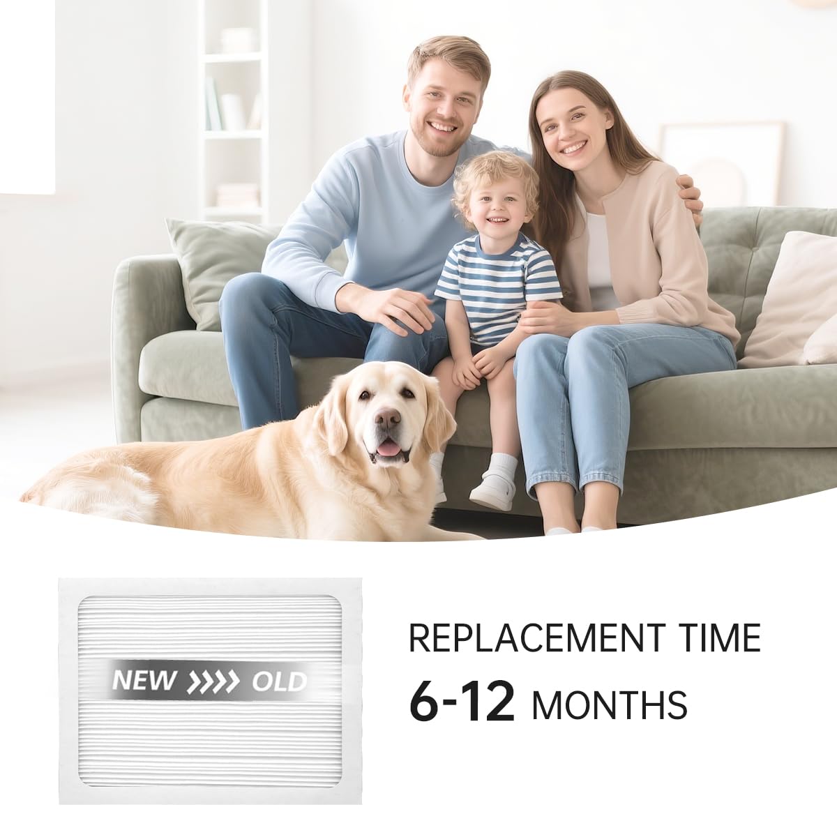 9 x 11 x 1 Dehumidifier Filter MERV 13 Compatible with Santa Fe Compact2, Compact70, Ultra70 Dehumidifier, UA 65H, # 4029748 Dehumidifiers Replacement Parts (4-Pack)