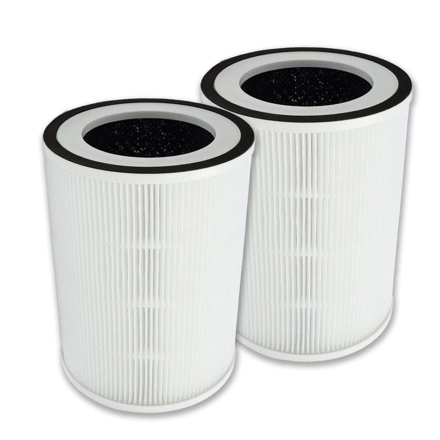 PUREBURG Replacement Filter Compatible with Afloia Pluto Air Purifier, 2-Pack H13 HEPA Activated Carbon 2-in-1 & 4 Mesh Pre-Filters (washable) For Air Clean Dust VOCs Odor