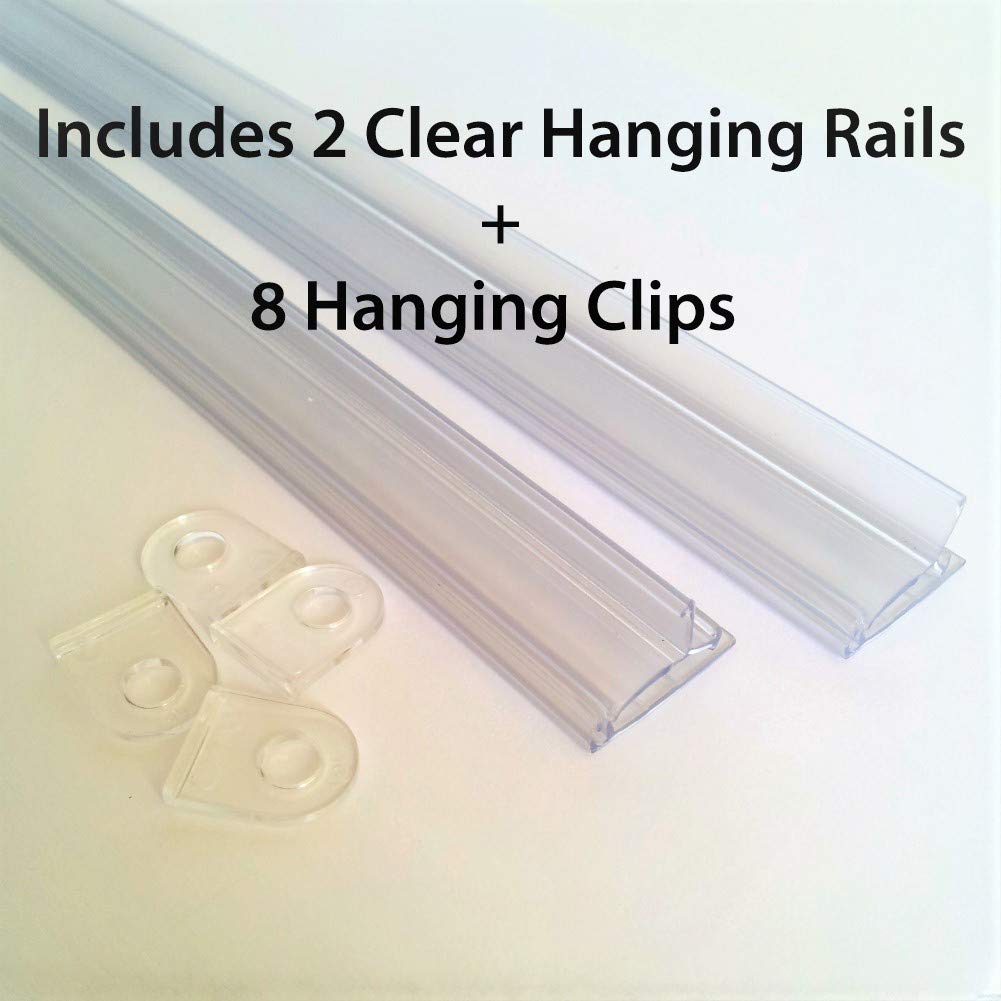 goKelvin Poster Hanger Frame 48 inch wide 48x36 48x48 48x72 (Clear)