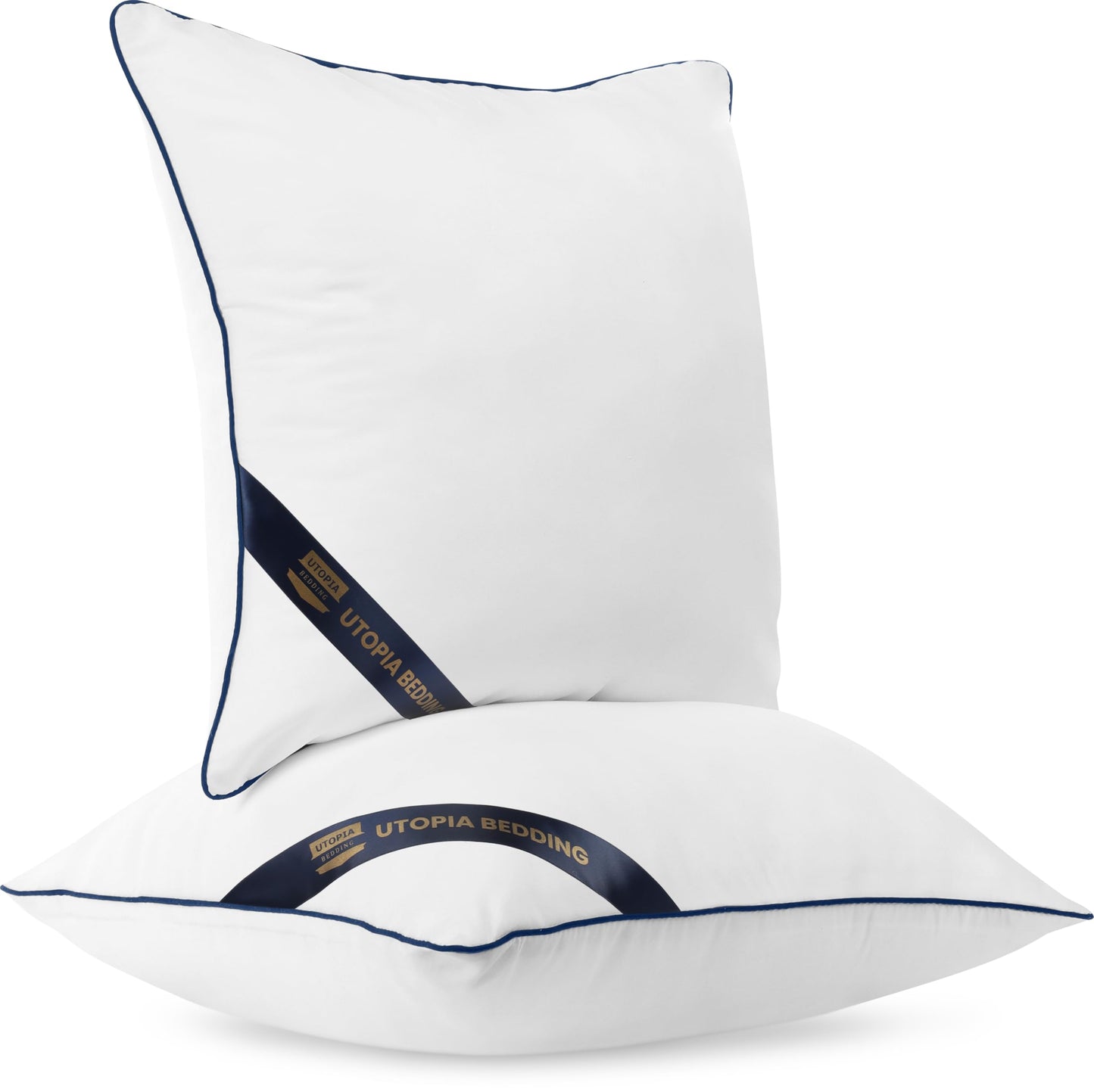 Utopia Bedding Throw Pillow Inserts (Pack of 2, White), 26 x 26 Inches Decorative Indoor Pillows for Sofa, Bed, Couch, Cushion Sham Stuffer