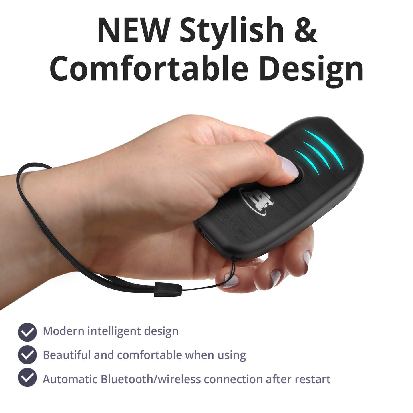 ScanAvenger Portable Mini-Wireless Bluetooth Barcode Scanner: Hand Scanners - Cordless, Rechargeable 1D & 2D Scan Gun for Inventory Management Wireless, Handheld USB QR (1D&2D Mini Barcode Reader)