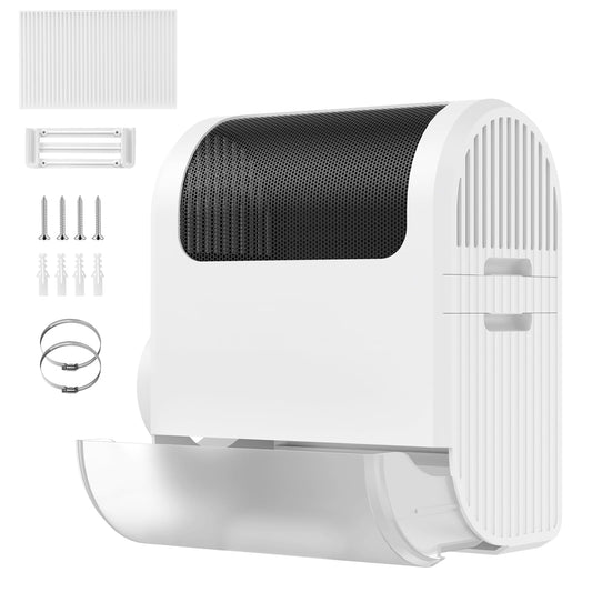 3-in-1 Indoor Dryer Vent - Indoor Dryer Vent kit for Water Drawer System and Electric Clothes Dryers, with High Strength Non-Woven Filter Cotton Doesn't Leak Lint, Dust, for Electric Clothes Dryers