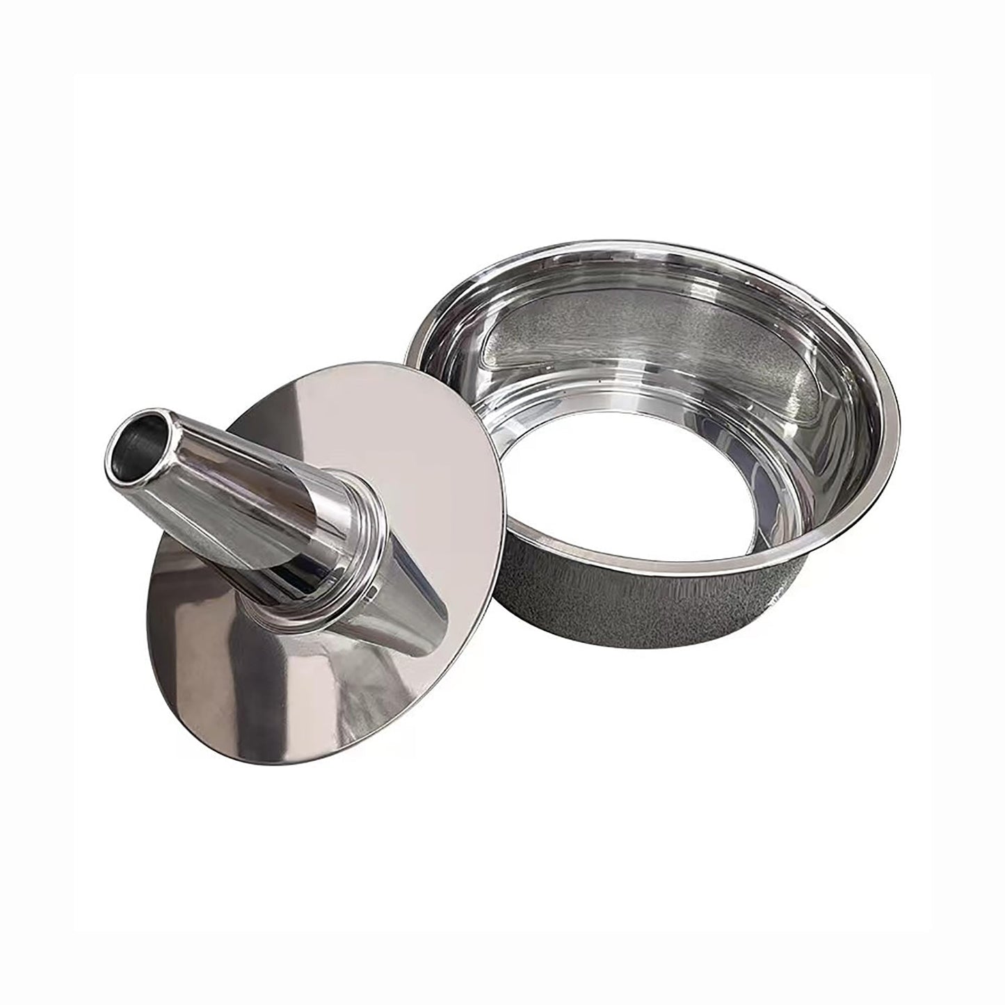 Fox Run Angel Food Cake Pan, Stainless Steel Tube Cake Pan With Removable Bottom, Round 10" x 5"