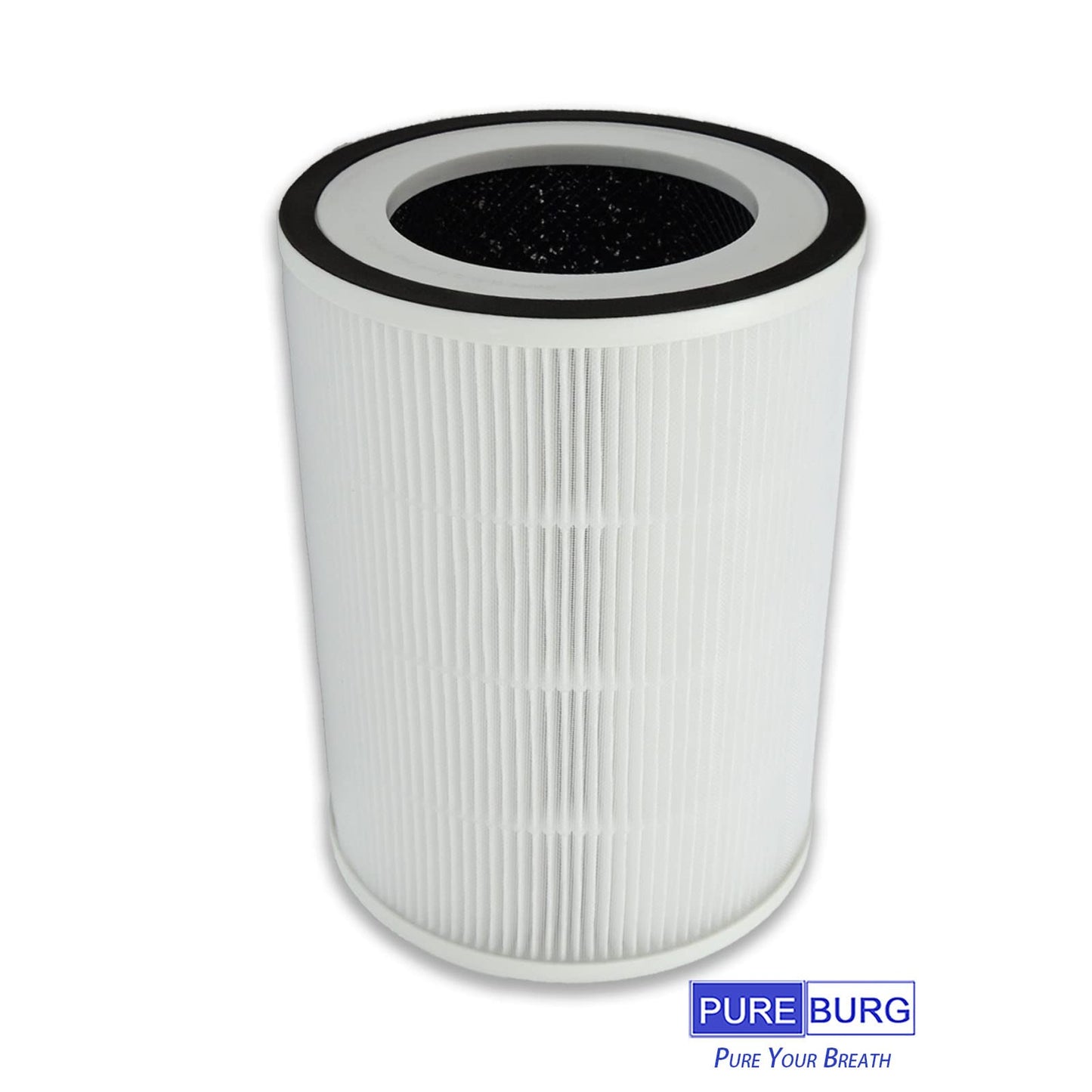 PUREBURG Replacement Filter Compatible with Afloia Pluto Air Purifier, 2-Pack H13 HEPA Activated Carbon 2-in-1 & 4 Mesh Pre-Filters (washable) For Air Clean Dust VOCs Odor