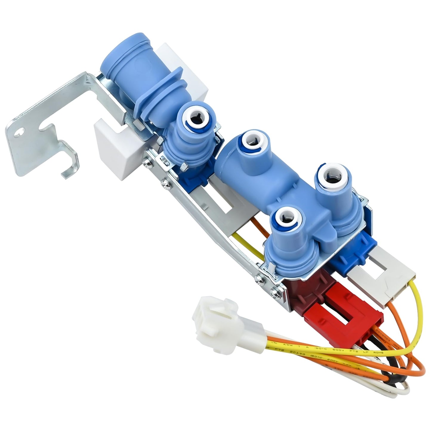 WR57X30890, WR57X30891 Refrigerator Water Inlet Valve Compatible with ge(not all models): GSS25GSHNCSS, GSS25GYPFCFS, GSS25GMHKCES, GNE25JYKGFFS etc. Replaces PS12727426, WR57X26569, AP6891693 etc.