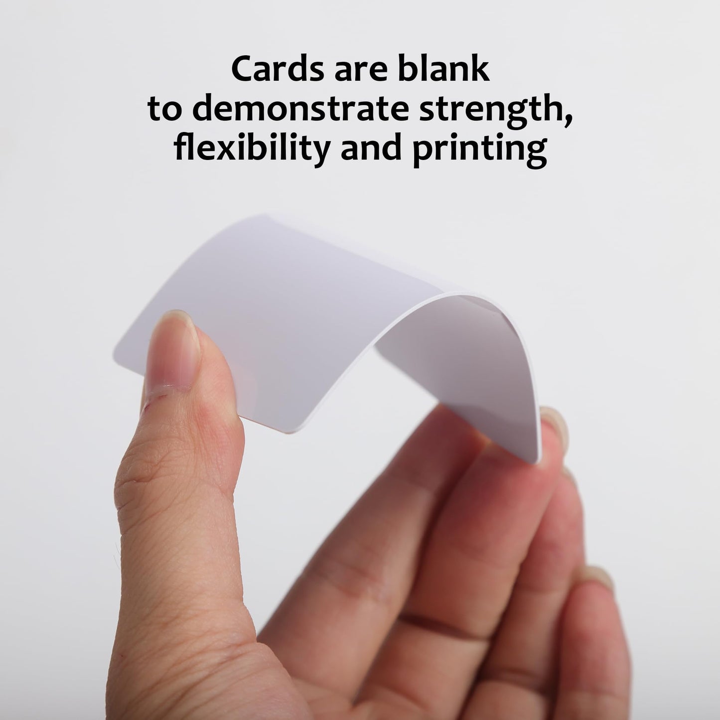 750 Pack Blank White PVC ID Cards - CR80 30 Mil Plastic Cards for Photo ID Badge Printers - Premium Blank Credit Card Compatible with Most Printers