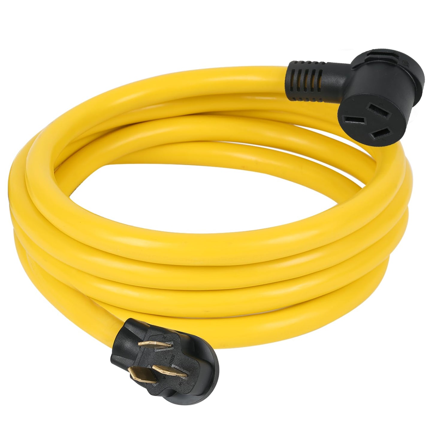 15FT NEMA 10-50P to 10-50R Extension Cord, ZDHQLHJ 3 Prong 10-50 Male Plug to 10-50 Female Receptacle Power Cord Adapter, for Industrial Dryer Welder Range Stove Oven, 50Amp, 250 Volts, 8AWG