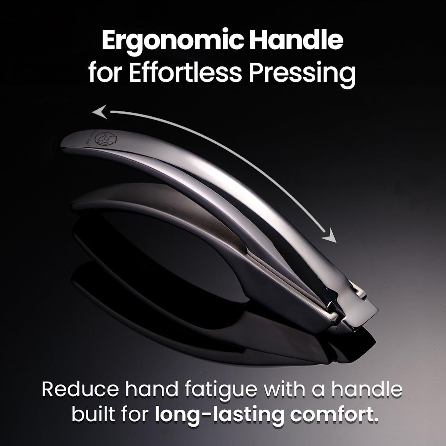 Lifetime Replacement Garlic Press Stainless Steel No Need to Peel Detachable Handles for Coarse & Fine Mincing-Premium Garlic Mincer Tool, Easy to Clean, Dishwasher Safe Garlic Crusher