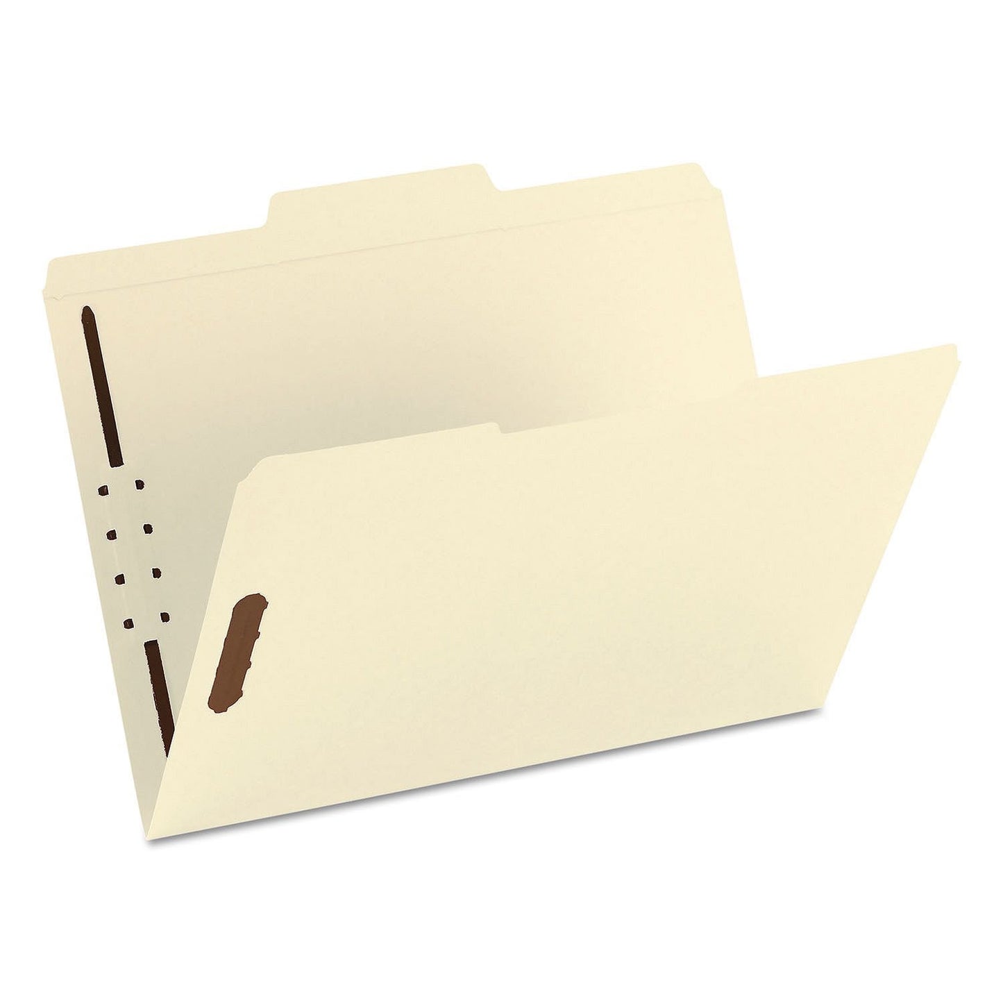 Smead Fastener File Folder, Reinforced 1/3-Cut Tab, Letter Size, Manila, 50 per Box (14537)