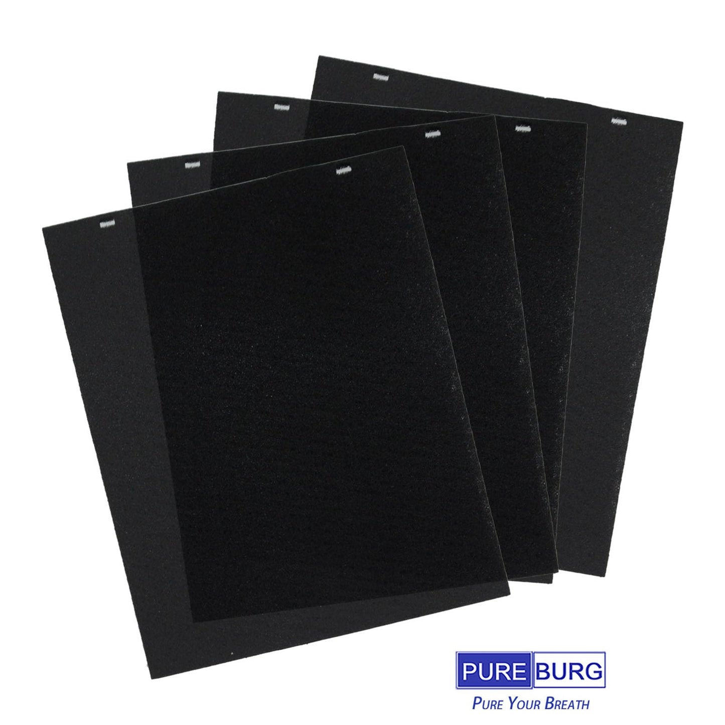 PUREBURG AF-20FL Replacement Filter Set Compatible with HoMedics Total Clean AF-20 AP-25 AR-20 Air Purifiers,H13 HEPA +4 x Activated carbon Pre-filters Air Clean VOCs