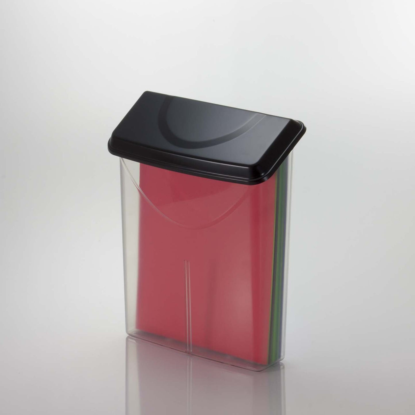 Officemate Outdoor Literature Holder, Holds 8 ½” x 11” Letter Size, Clear with Black Lid (23020)