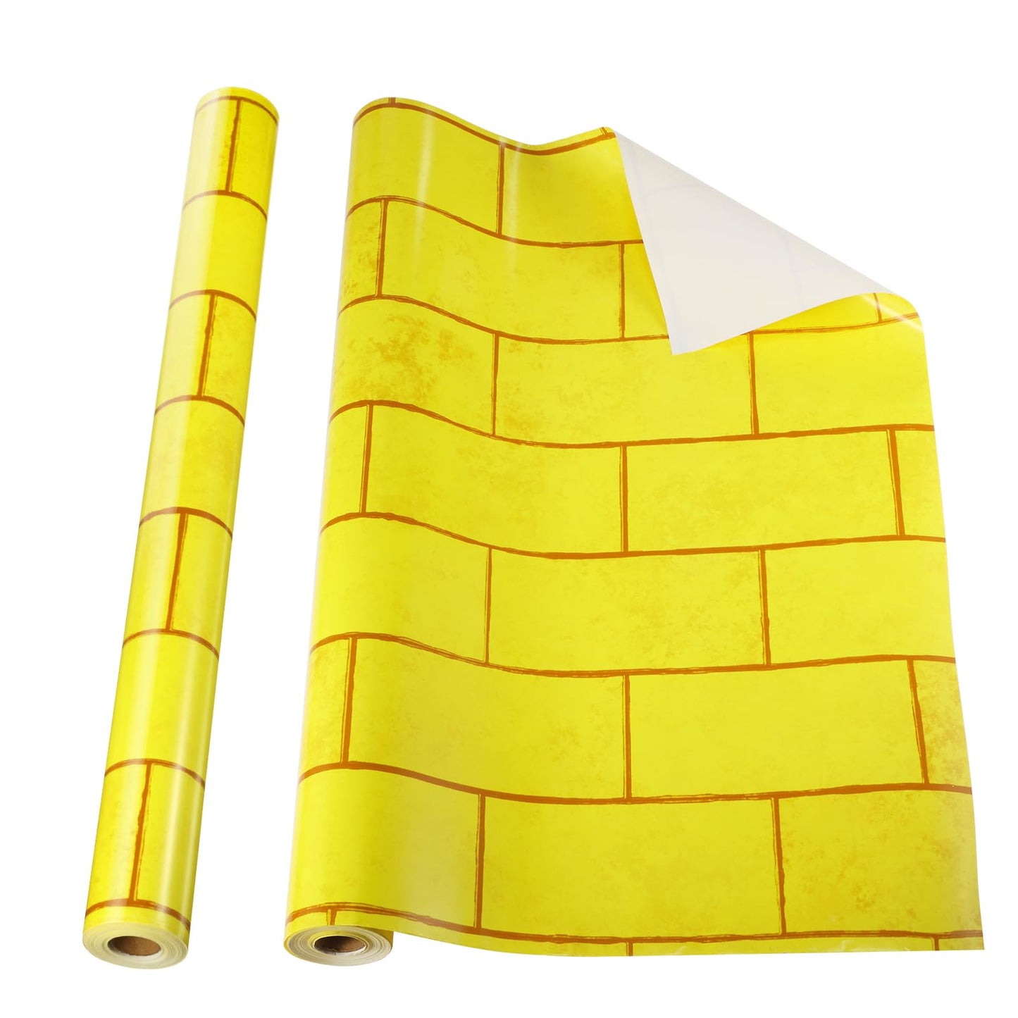 Tenceur Bulletin Board Paper 24 Inch x 100ft Fade Resistant Paper Roll for Classroom Decor (Yellow Brick)