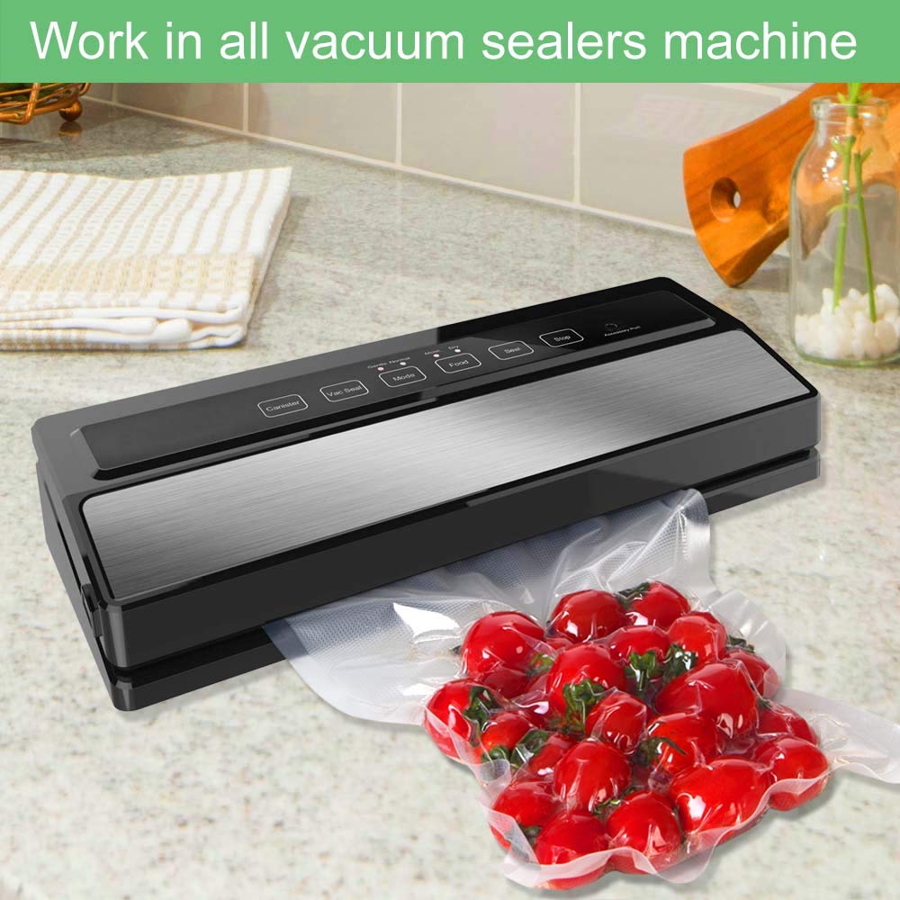 O2frepak 100 Count Big Gallon 12"x16" Vacuum Sealer Bags with BPA Free and Puncture Prevention,Vacuum Seal Freezer Bags,Great for Sous Vide Vaccume Sealer PreCut Bags